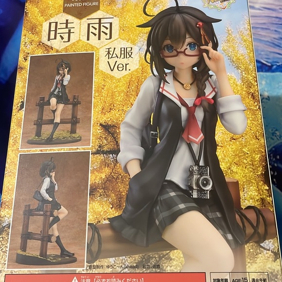 SHIGURE Casual Version Kantai Collection KanColle 1/8 Scale Painted Figure NRFB - Picture 8 of 11